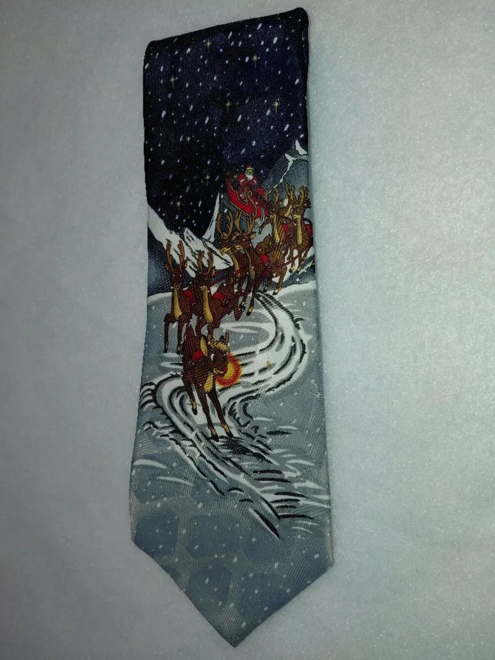 The Rudolph Co Men's Neck Tie Rudolph The Red Nose Reindeer